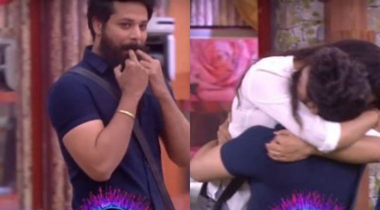 nandu in biggboss house