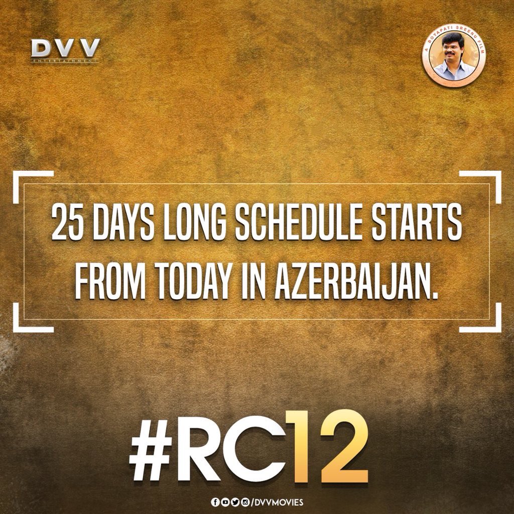 ram charan rc12 shooting begins