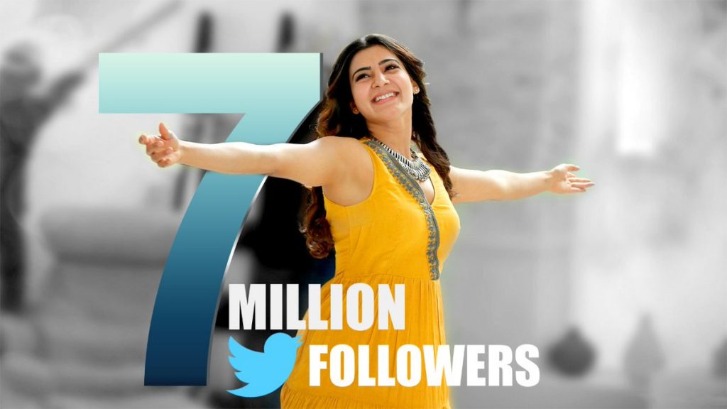 samantha seven million followers on twitter